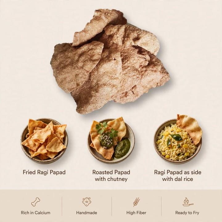 Ragi (nachni) Papad ±25 Pcs Pack